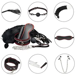 Набір БДСМ - Erospace Wild Play BDSM Set 7 pcs C8 - мініатюра 8