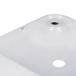 Умивальник Qtap Stork 430x430x125 White QT15116137W, Білий - мініатюра 5