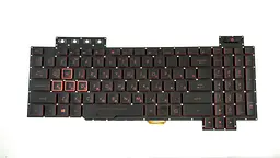 Клавіатура для ноутбука ASUS (FX504 series) rus, black, без фрейма, підсвічування клавіш - мініатюра 2