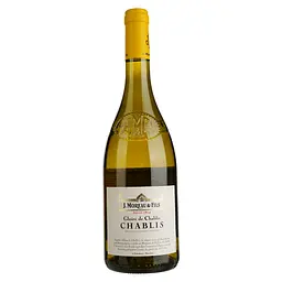 Вино J. Moreau et Fils Chablis, біле, сухе, 12,5%, 0,75 л