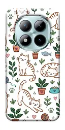 TPU чохол Demsky Cats pattern для Xiaomi Redmi Note 15 Pro 5G