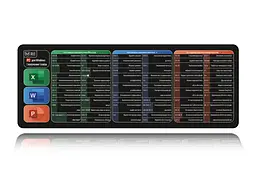 Великий килимок для мишки WorkPlaceShop Поєднання клавіш для Word, Excel та Power Point 800 x 300 мм