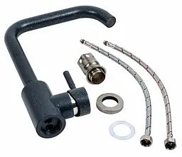 Змішувач для кухні VALESO NS02B (3008B-NA) Антрацит (SP000047886) - мініатюра 2