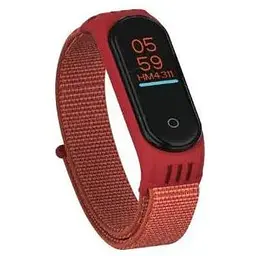 Ремінець Nylon Mi Band 5 Червоний (14)