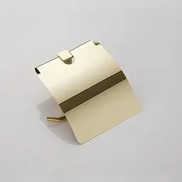 Тримач для туалетного паперу Rea 322199B gold REA-06917, Золотий - мініатюра 4