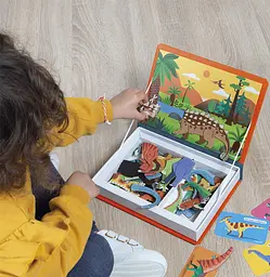 Магнітна книга Динозаври 50ел Janod det0017725 - мініатюра 3