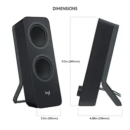 Акустична система Logitech 2.0 Z207 Black (980-001295) - мініатюра 4
