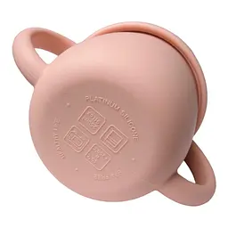 Поїльник силіконовий непроливайка oldbro 150ml Pink - мініатюра 2