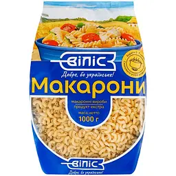 Макаронні вироби Віліс Ріжки гладкі 1 кг