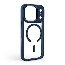 Чехол Apple iPhone 17 Pro, Unit MagSafe, синий, прозрачный, MagSafe, противоударный, магнитный, панель-накладка с поддержкой MagSafe, с поддержкой беспроводной зарядки, TPU+PC, защита всего корпуса, ударопрочный, ArmorStandart (ARM86290) - мініатюра 2