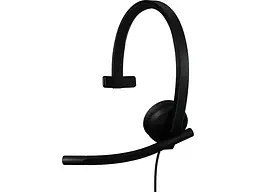 Гарнітура Logitech H570e Mono USB-A Black (981-001426)