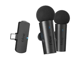 Мікрофонна радіосистема Fifine M8 Black - мініатюра 2