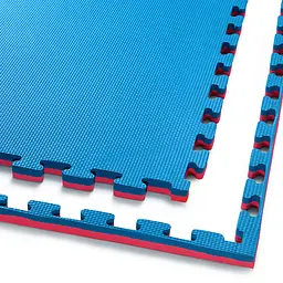 Мат-пазл (ласточкин хвіст) 4FIZJO Mat Puzzle EVA 100 x 100 x 2 cм Blue/Red 4FJ0167 (P-5907739310002) - мініатюра 3