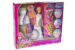 Лялька WG294 з сукнею та декоруванням, в коробці р.36x6x32 см YG Toys
