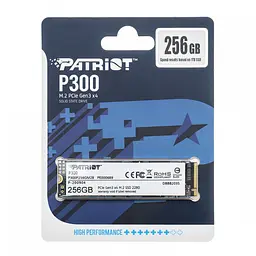SSD накопичувач M.2 Patriot P300 256GB NVMe 2280 PCIe 3.0 3D TLC - мініатюра 2