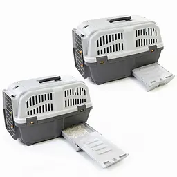 Переноска для котов MPS Skudo 3 CAT серая до 24 кг 60х40х39 см S 01230300 - миниатюра 2