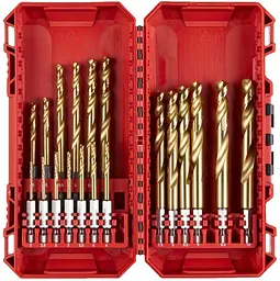 Набір свердел по металу RedHEX Shockwave HSS-TiN 2-10мм кейс 19шт Milwaukee hoz0013295