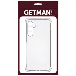 TPU чохол GETMAN Ease logo посилені кути Full Camera для Samsung Galaxy A56 5G / A36 5G Безбарвний (прозорий) - мініатюра 3