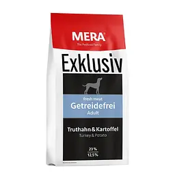 Сухий корм Mera Exklusive getreidefrei Adult Truthahn-Kartoffel для собак з індичкою та картоплею 15