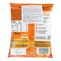 Снеки кукурудзяні Plasmon Baby Puffs з морквою та томатами, 15 г - мініатюра 2
