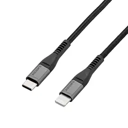Кабель BRAID2 Type-C - Lightning 30w 1.2m (GB-CL13BK) Чорний - мініатюра 3