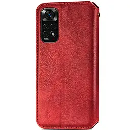 Чохол-книжка GETMAN Cubic Cover Case для Xiaomi Redmi Note 12 Pro 4G/ 11 Pro 4G/ 5G Red [96745] - мініатюра 2