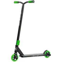 Самокат трюковий Best Scooter 50х10х82 см Чорно-зелений 000231689