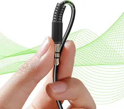Аудіокабель AUX Mini-Jack 3,5 — Mini-Jack 3,5 Belkin MiniJack 1m Black - мініатюра 5