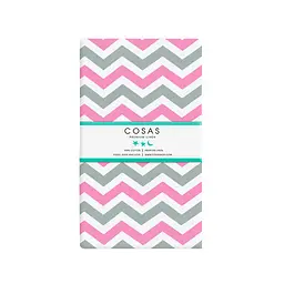 Простирадло на резинці Cosas Grey Zigzag 160х200х20 см (ZigGreyRose_160x200x20) - мініатюра 4
