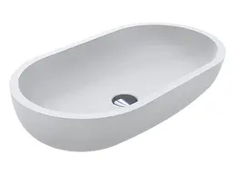 Умивальник Miraggio MARK 625 (0002690) Mirasoft, Матовий, Накладний, Білий