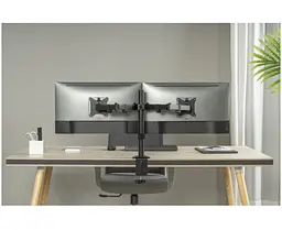 Настільний кронштейн для двох моніторів 17–32 дюймів OfficePro OPMA-102 Black - мініатюра 15