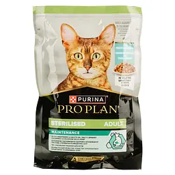 Вологий корм для котів після стерилізації Purina Pro Plan Sterilised шматочки в желе з океанічною рибою 85 г - мініатюра 2