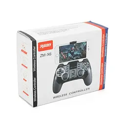 Бездротовий геймпад Voltronic ZM-X6 для iOS, Android, Switch, PS3 та PC чорно-синій - мініатюра 5