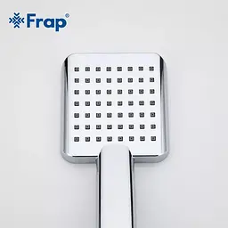 Ручний душ 1-режим, хром Frap F001, Хром - мініатюра 3