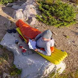 Килимок надувний Big Agnes Divide Insulated 20x72 Regular Жовтий - мініатюра 2