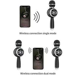 Караоке Мікрофон-колонка DS810 Black - мініатюра 2
