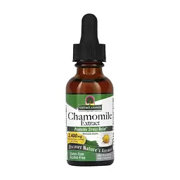 Травы Nature's Answer Экстракт ромашки без спирта, 2400 мг, Chamomile Extract, 30 мл (NTA-00588)