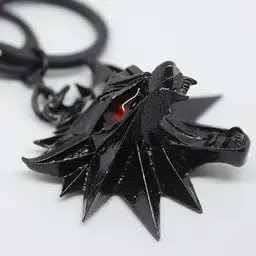 Брелок GeekLand Відьмак 3 The Witcher чорний - мініатюра 3