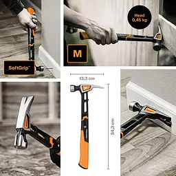 Молоток Fiskars IsoCore M (1020213) - мініатюра 3