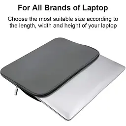 Захисний чохол-сумка для ноутбука Standart NPK MacBook 14 Чорний - мініатюра 2