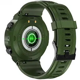 Розумний годинник з мікрофоном Gelius Pro GP-SW008 G-WATCH Bluetooth Call IPX7 Navy Green - мініатюра 3