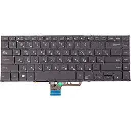 Клавіатура для ноутбука ASUS Zenbook Pro UX550VE чорна, без фрейму (KB315970)