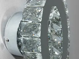 Світильник настінний LED Diasha 9604HR, 6W, хром, 23.5 см, сучасний стиль - мініатюра 5