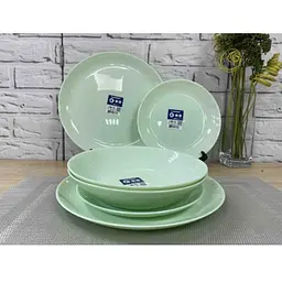 Тарілка обідня Luminarc Diwali Paradise Green 25 см (V5839) - мініатюра 2