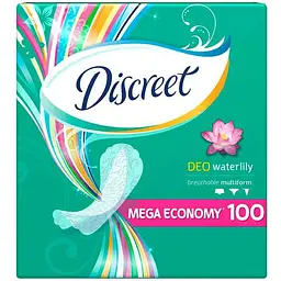 Прокладки щоденні DISCREET Deo Water Lily 100 шт