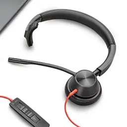 Гарнітура Poly комп'ютерна моно On-ear Blackwire 3310-M USB-A USB-C односпрямований Microsoft Teams чорний (8X216AA) - мініатюра 2