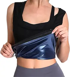 Термомайка для схуднення жіноча Sweat shaper M/L (35-40.5), жироспалювальна майка — термомайка (ST) - мініатюра 6