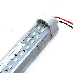 Підсвічування салону з вимикачем 12V T8 33,5 см подвійне Біле світло 1 шт. (3099) - мініатюра 4