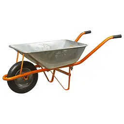 Тачка садова Flora одноколісна 58 л 120 кг колесо 14" (5055324)