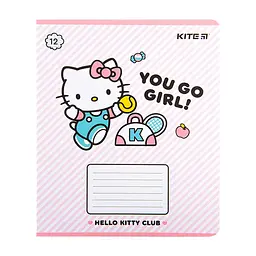 Зошит Kite Hello Kitty, 12 аркушів, лінія (HK22-234), в асортименті - мініатюра 10